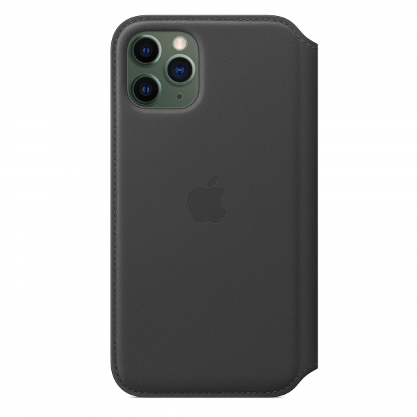 iPhone 11 Pro Leather Folio - Black
