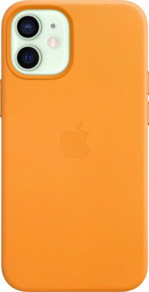 iPhone 12 mini Leather Case with MagSafe - California Poppy