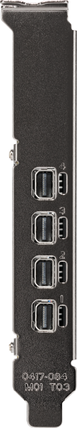 VGA PNY NVIDIA QUADRO T1000, 4 GB GDDR6/128 bit, PCI Express 4.0 x16, 4x mDP