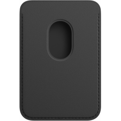 iPhone Leather Wallet with MagSafe - Black