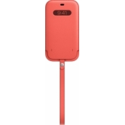 iPhone 12 Pro Max Leather Sleeve with MagSafe - Pink Citrus