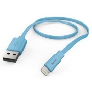 Кабель Hama Flat 00173646 Lightning (m) USB A (m) 1.2м синий