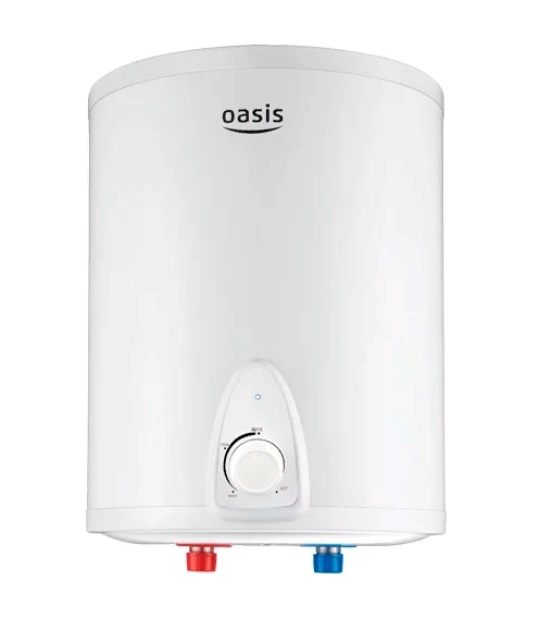 Накопительный электрический водонагреватель OASIS 10L 10LN, белый