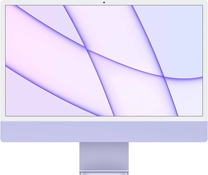 Apple 24-inch iMac (2021): Retina 4.5K, Apple M1 chip with 8core CPU & 8core GPU, 16GB, 512GB SSD, Purple (mod. Z131000AS; Z131/3)