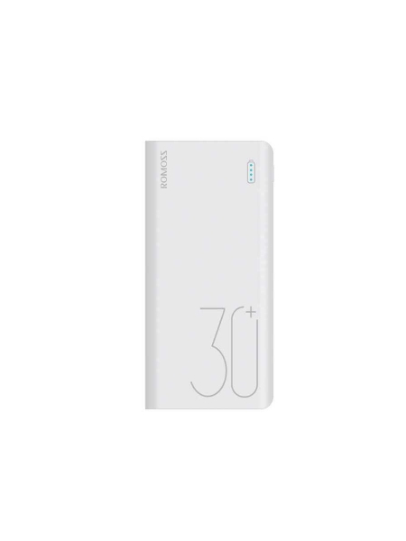 Мобильный аккумулятор Romoss PH30 Pro (Sense 8+) 30000mAh 2.1A белый