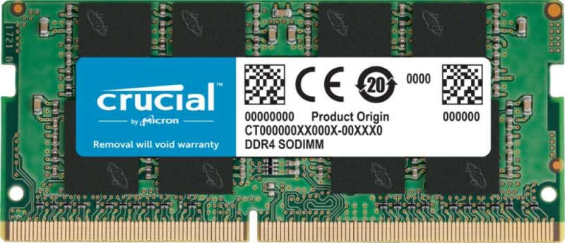 Память DDR4 16Gb 2666MHz Crucial CB16GS2666 OEM PC4-21300 CL19 SO-DIMM 260-pin 1.2В dual rank