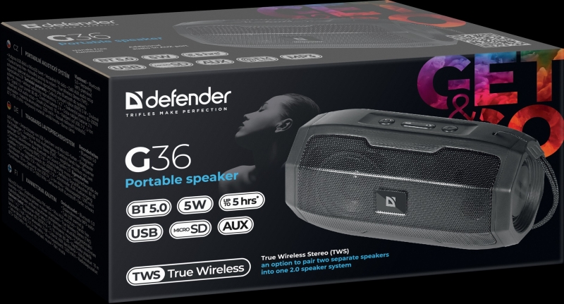Акустическая система DEFENDER G36 5 Вт