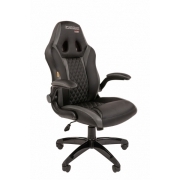 Офисное кресло Chairman game 15 черный/серый (7069666)
