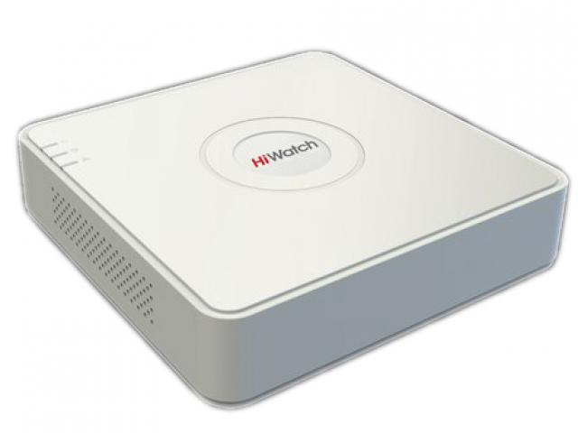 IP-видеорегистратор HIWATCH 4CH  DS-N204(C), белый 