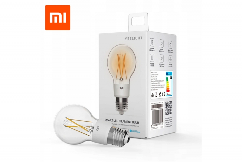 Лампочка Xiaomi Yeelight LED Filament Light (E27) (YLDP12YL), белый