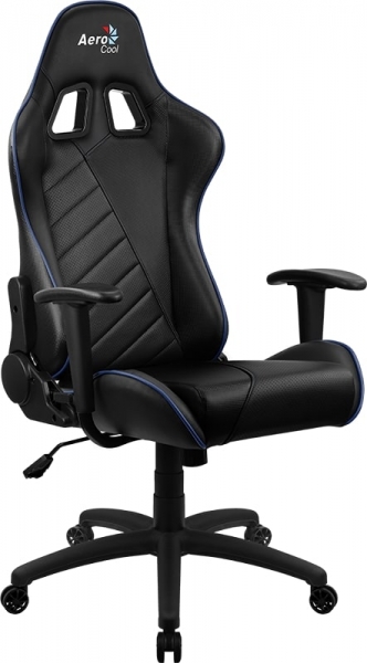 Игровое кресло Aerocool AC110 AIR (черно-синее)