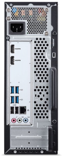ПК Acer Aspire XC-895 SFF i3 10100 (3.6)/8Gb/SSD256Gb/UHDG 630/CR/Endless/GbitEth/180W/черный