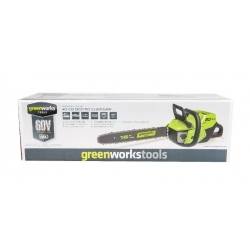Цепная пила аккумуляторная Greenworks GD60CS40 2006907 (без АКБ и ЗУ)