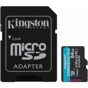 Карта памяти MicroSDXC Kingston Canvas Go Plus 64GB (SDCG3/64GB)