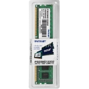 Patriot DDR3  8GB  1333MHz UDIMM (PC3-10600) CL9 1,5V (Retail) 512*8 PSD38G13332