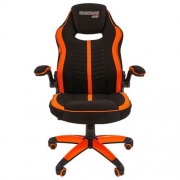 Офисное кресло Chairman game 19 черный/оранжевый н.п. (7069656)