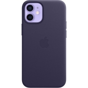iPhone 12 mini Leather Case with MagSafe - Deep Violet