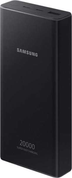 Мобильный аккумулятор Samsung EB-P5300 Li-Ion 20000mAh 2A+1.67A темно-серый 3xUSB