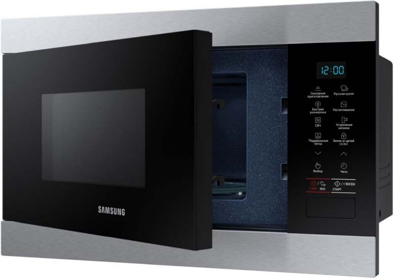 Микроволновая печь Samsung MS22M8074AT 22л. 1250Вт черный (встраиваемая)