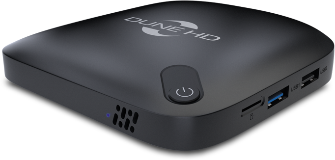 Smart TV 4K Mediaplayer Dune HD SmartBox 4K Plus: UltraHD/60 Hz/3D/HDR/10 bit, CPU Amlogic S905L2, RAM 1 Gb, Flash 8 Gb, 2xUSB2.0, Micro SD, LAN 100Mb/s, WiFi 802.1ac, HDMI 2.0a, A/V Out, Remote Control, Android 7.1