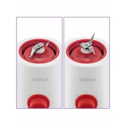 Блендер стационарный Kitfort КТ-3055-3, белый/красный