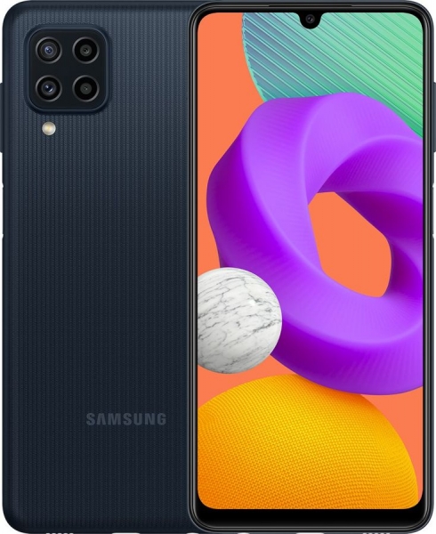Смартфон Samsung Galaxy M22 (2021) 128Gb, черный (SM-M225FZKGSER)