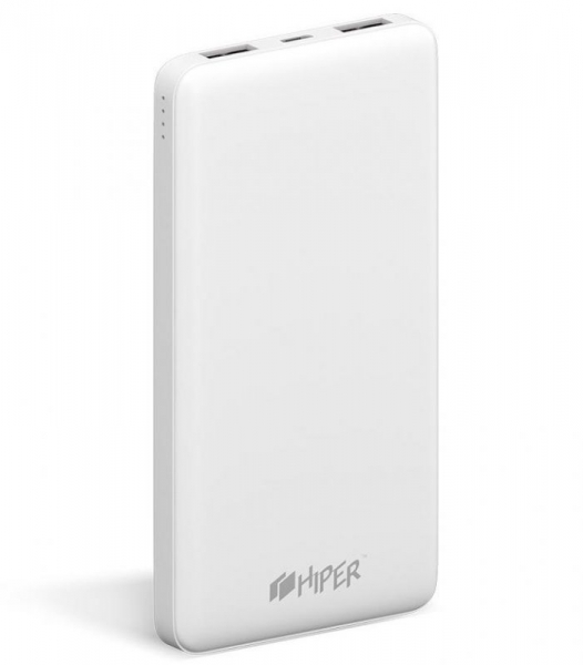Мобильный аккумулятор Hiper ST10000 Li-Ion 10000mAh 2.1A белый 2xUSB