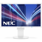 NEC MultiSync EA234WMi white 23" LED LCD monitor, IPS, 16:9, 1920 x 1080, 6ms, 250cd/m2, 1000:1, 178/178, D-Sub, DVI-D, DP, USB, HAS 130mm, Swivel 170/170, Tilt, Pivot, Speakers 1Wx2, Human Sensor, VESA 100x100mm