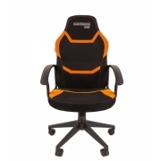 Кресло игровое Chairman game 9, черно/оранжевый (7068843)