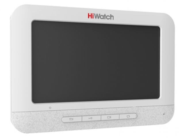 Видеодомофон HiWatch DS-D100MF, серебристый