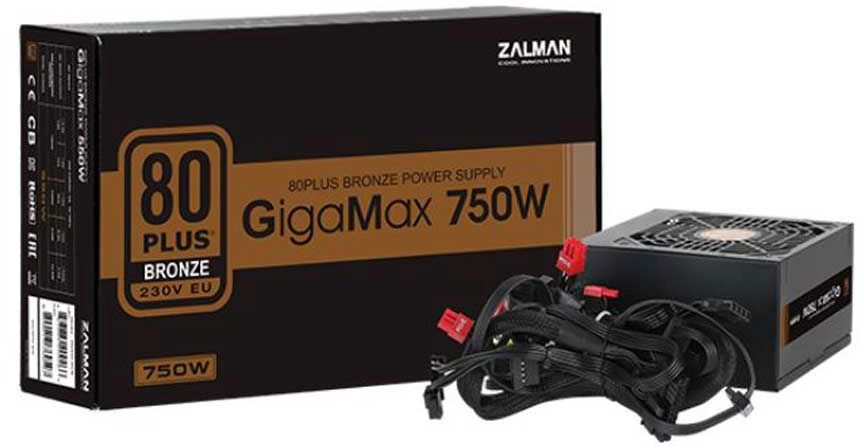 Блок питания Zalman ATX 750W ZM750-GVII, черный