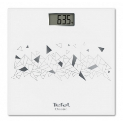 Весы TEFAL/ CLASSIC MOSAIC SILVER, 160 кг, закаленное стекло,белый/серебро