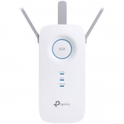 TP Link AC1900 Wi-Fi Range Extender 600 Mbps at 2.4 GHz + 1300 Mbps at 5 GHz; 3 × External Antennas, 1 × Gigabit Port, Wall Plugged; Tether App, WPS, Intelligent Signal Light, Access Control, Power Schedule, LED Control, RE/AP Mode, OneMe, MU-MIMO
