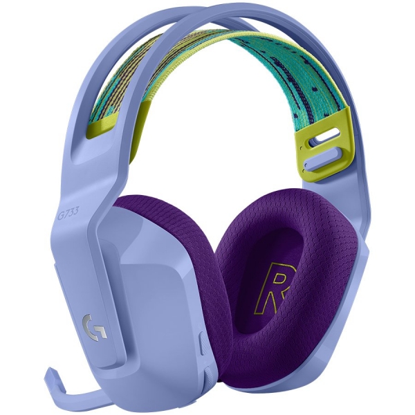 Гарнитура Logitech Gaming Headset G733, фиолетовый (981-000890)