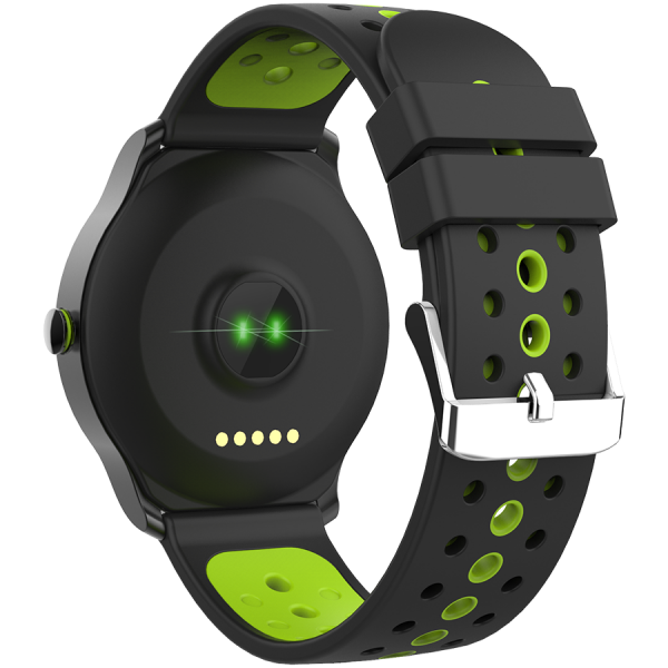 Смарт-часы CANYON Oregano SW-81, черный/зеленый