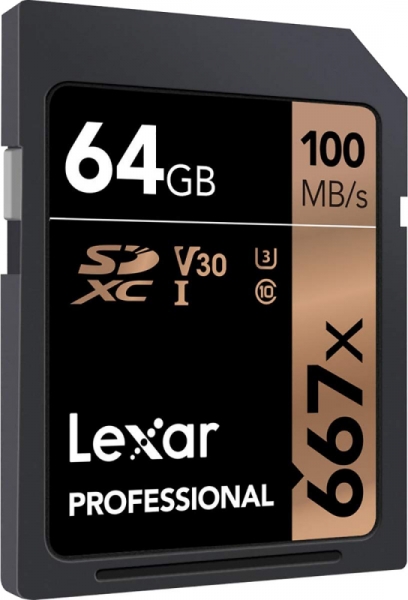 Карта памяти SDXC LEXAR Professional 667x 64GB (LSD0667064G-BNNNG)