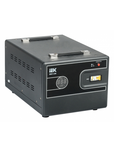 Стабилизатор напряжения IEK Hub черный (IVS21-1-008-13)