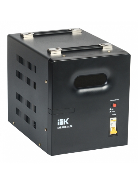 Стабилизатор напряжения IEK Expand черный (IVS21-1-003-11)