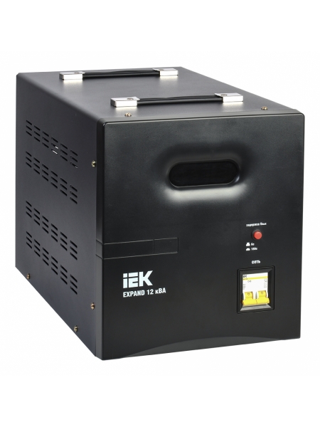 Стабилизатор напряжения IEK Expand черный (IVS21-1-012-11)