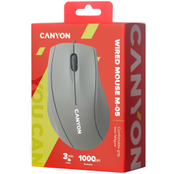 Мышь CANYON M-05, серый