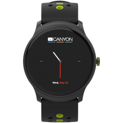 Смарт-часы CANYON Oregano SW-81, черный/зеленый