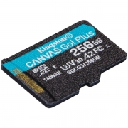 Карта памяти MicroSDXC Kingston Canvas Go Plus 256Gb (SDCG3/256GBSP)