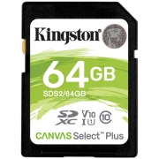 Карта памяти SDXC Kingston Canvas Select Plus 100R 64GB (SDS2/64GB)