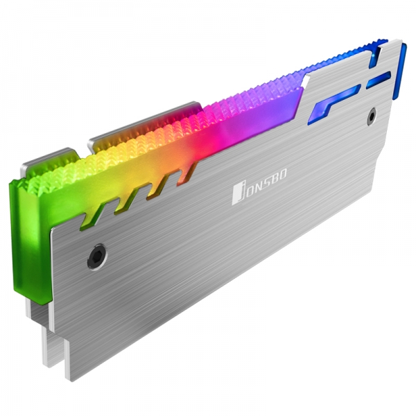 Радиатор для для оперативной памяти JONSBO NC-3(Color) (LED, серый)