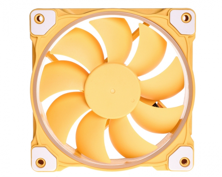 Вентилятор для корпуса ID-COOLING ZF-12025-Lemon Yellow (120x120x25мм)