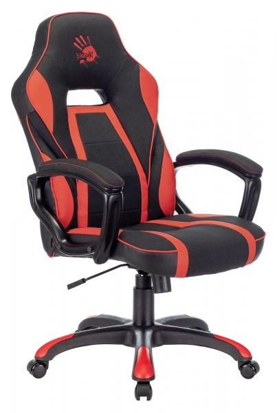 Игровое кресло A4Tech Bloody GC-250 (черный/красный, искусст.кожа/ткань)