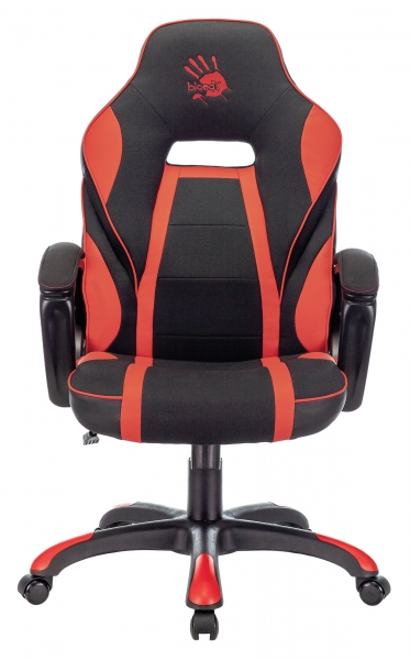 Игровое кресло A4Tech Bloody GC-250 (черный/красный, искусст.кожа/ткань)