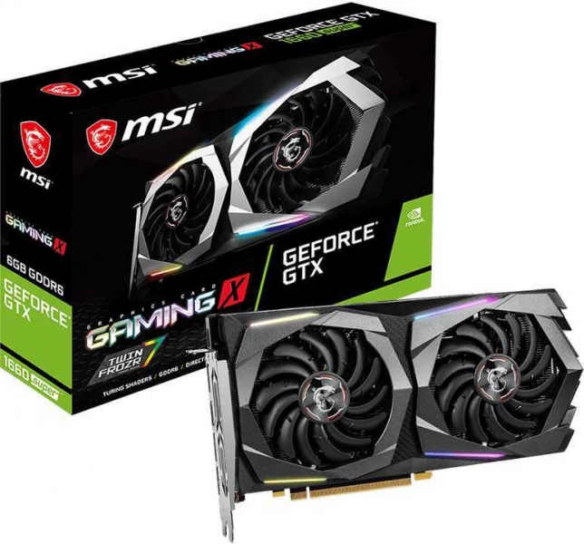 Видеокарта MSI GeForce GTX 1660 SUPER GAMING X 6Gb