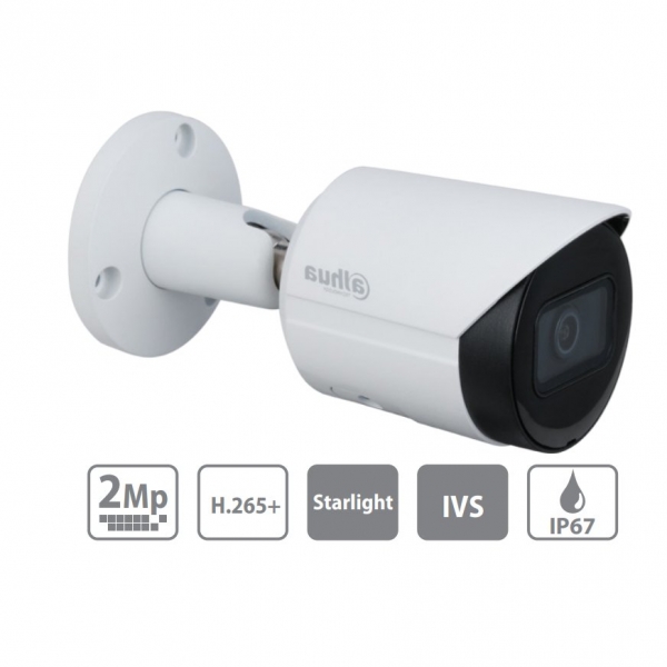 Камера видеонаблюдения Dahua DH-IPC-HFW2230SP-S-0360B 3.6мм, белая