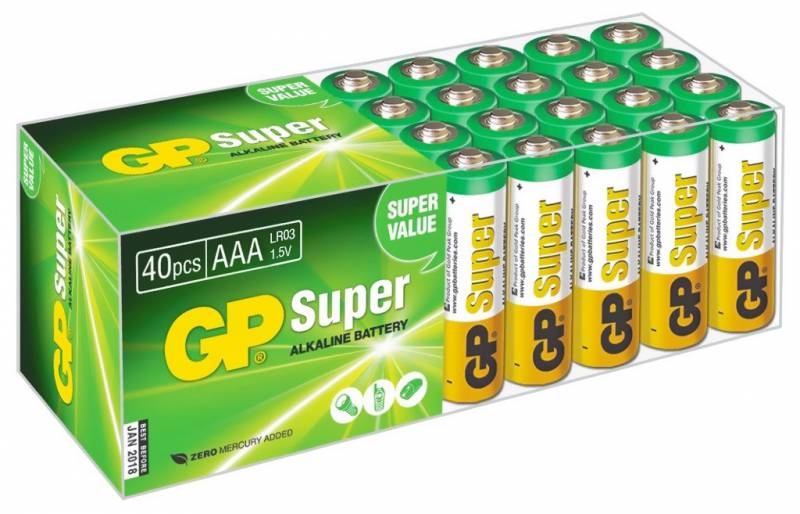 Батарея GP Super Alkaline 24A LR03 AAA 